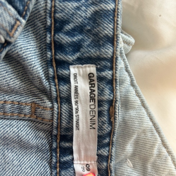 Garage High Rise Ripped Blue Jeans - Picture 3 of 3